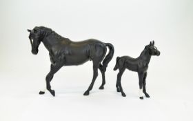 Beswick Horses Two in total, both in good condition.