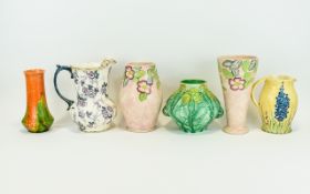 A Collection Of Vintage Vases Six items in total,