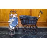 Two Collectable Dolls Prams.