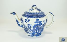 Maling - Ceten Ware Huge Chinoiserie Teapot. c.1910 - 1920 - Please See Photo. 10 Inches High, 15.