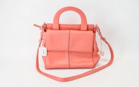 Radley Peach Leather Cross Body Bag Peac