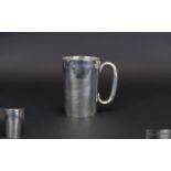 Silver Tankard Cylindrical vessel with h