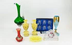 A Small Collection Of Decorative Glass I