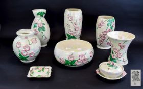 A Collection of Maling Lustre Ware Potte