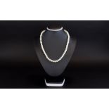 Cultured Pearl Necklace Modern pearl nec