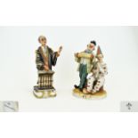 Capodimonte - Signed Handmade Figures. c