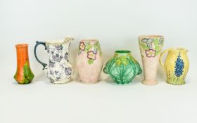 A Collection Of Vintage Vases Six items