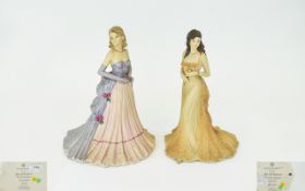 Coalport Age Of Elegance Figures Two in