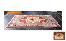 Large Woven Wool Rug Contemporary rug by