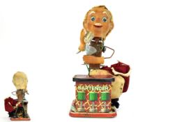 Vintage Bartender Battery Operated Toy N