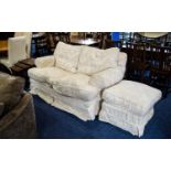 Two Seater Sofa Upholstered in removable