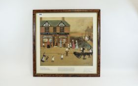 Helen Bradley Ltd Edition Colour Print. Titled ' The Co-Op.