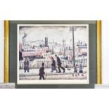 L. S. Lowry 1887 - 1976 Pencil Signed Ltd Edition Colour Print / Lithograph.