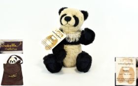 Charlie Bears Isabelle Collection Ltd and Numbered Mohair Panda Bear.