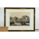 Charles Cattermole 1832 - 1900 Pencil Signed by The Artist - Scarce Proof Etching.