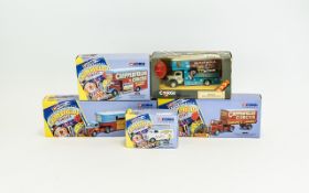 Collection Of Corgi Diecast Models Comprising Chipperfields Circus 97303 Bedford O Articulated