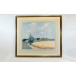 Signed Limited Edition Print 'La Route Du Village' By Marcel Dyf Numbered 386/500 and signed in