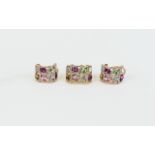 Crystal Set Statement Ring And Earring Set Boxed,