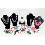 A Large Mixed Collection Of Contemporary Costume Jewellery Approx 27 items in total to include