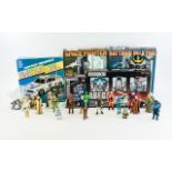Collection of Boxed Toys to include robot transformers, a box of Star Wars figures,