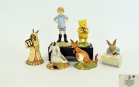 Royal Doulton Collection of Ceramic Figures ( 6 ) Six In Total.