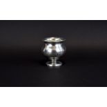 Silver Bowl Small silver footed bowl, hallmarked for silver, several dents, approx height 3.