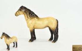 Beswick Horse Figure ' Mackionneach ' Highland Pony, Model No 1644. Designer A. Gredington.