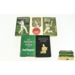 Cricket Interest A Collection Of Autographed Books Five in total, each autographed to the interior,