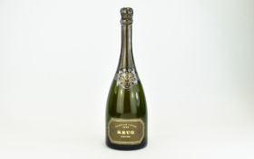 Krug 1979 Vintage Champagne Bottle of 1979 Krug Brut champagne, some scuffing to label.