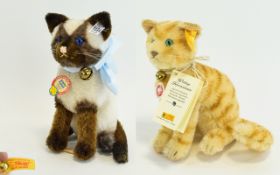 Steiff - Vintage Collectors Club Ltd and Numbered Edition - Siamy Cat 1930 Figure. No 1007 of 2000.