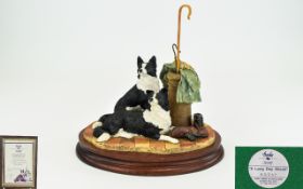 Border Fine Arts Society Members Only Signed and Hand Made Group Figure ' A Long Day Ahead ' Model