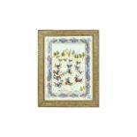 Framed And Mounted Handpainted Traditional Persian Depiction Of Polo Players Housed in ornate