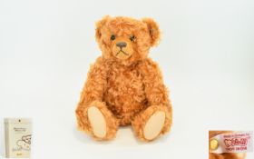 Steiff - Vintage British Collectors Club Ltd and Numbered Edition Golden - Apricot Finest Mohair