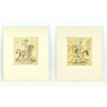 Military Interest Prints Two in total, each with bevelled cream card mount. The titled 'A 12th