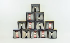 A Collection Of Boxed NAF NAF Fashion Watches 12 in total all in original boxes with interior