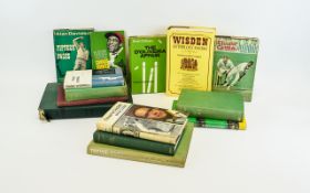 A large Collection Of Vintage Cricket Interest Books Fourteen items in total to include Trevor