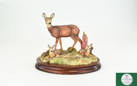 Border Fine Art Members Only Hand Made and Signed Group Figure ' In a Sunny Glade ' Model No B0255.