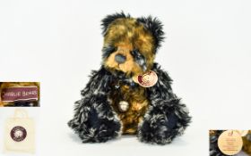 Charlie Bears Collection Two Tone Plush Teddy Bear.