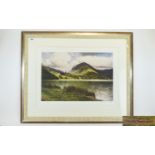 Steven Townsend Limited and Numbered Edition Coloured Print titled 'Buttermere, Lake District'' no