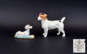 Beswick Dog Figure of a Jack Russel Terrier - Large. Designer A. Gredington.