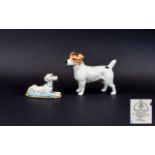 Beswick Dog Figure of a Jack Russel Terrier - Large. Designer A. Gredington.