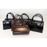 A Large Collection Of Vintage Bags Eight in total,