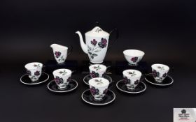 Royal Albert Stunning ( 15 ) Piece Tea Service - In The ' Masquerade ' Pattern.