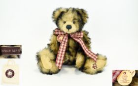 Charlie Bears Handmade Long Pile Plush Fur Bear. Name ' Corey '. Designed by Isabelle Lee.