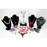 A Large Mixed Collection Of Contemporary Costume Jewellery Approx 27 items in total to include