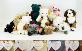 Ty - Beanie Buddies Collection of ( 14 ) Fourteen In Toal.