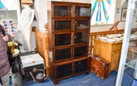 Early 20thC Barristers Stacking Bookcase