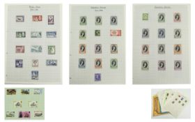 Royal Interest Stamps Celebrating the Royal visit 1953 - 54, all mint condition.