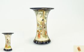 Early 20thC Satsuma Vase Of Waisted Form