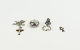 A Collection Of Silver Jewellery Five it